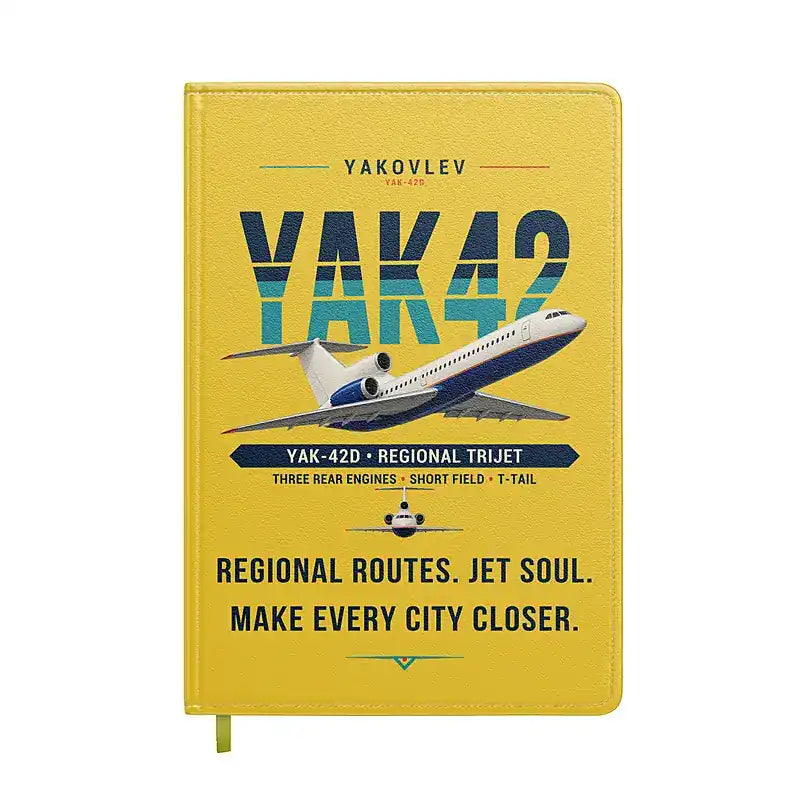 Yakovlev Yak-42D - Original - Notebook - Yellow
