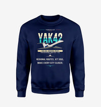 Thumbnail for Yakovlev Yak-42D - Original - Sweatshirt - Navy Blue