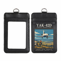 Thumbnail for Yakovlev Yak-42D - Poster - ID Card Holder - Black