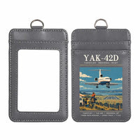 Thumbnail for Yakovlev Yak-42D - Poster - ID Card Holder - Gray
