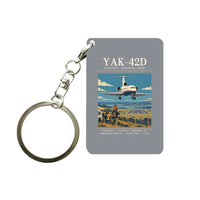Thumbnail for Yakovlev Yak-42D - Poster - Key Chain - Gray