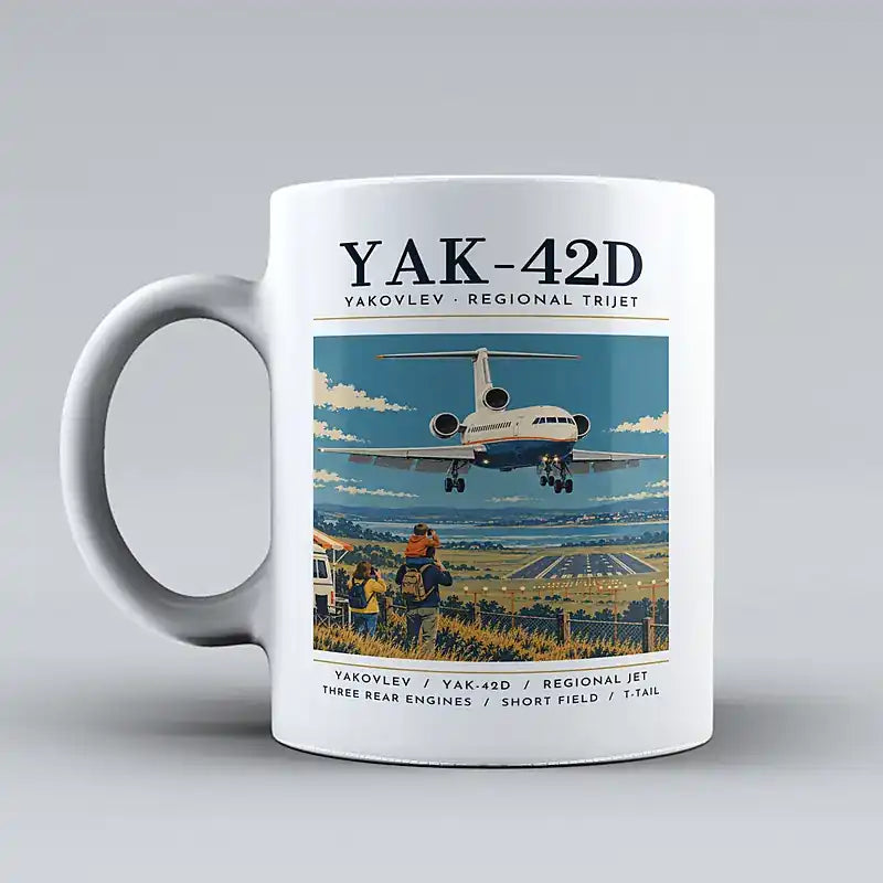 Yakovlev Yak-42D - Poster - Mug - White