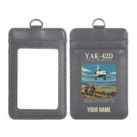 Thumbnail for Yakovlev Yak-42D - Poster - ID Card Holder - Gray + Name