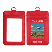 Thumbnail for Yakovlev Yak-42D - Poster - ID Card Holder - Red + Name