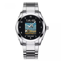 Thumbnail for Yakovlev Yak-42D - Poster + Name - Stainless Steel Band - For Men