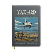 Thumbnail for Yakovlev Yak-42D - Poster - Notebook - Gray