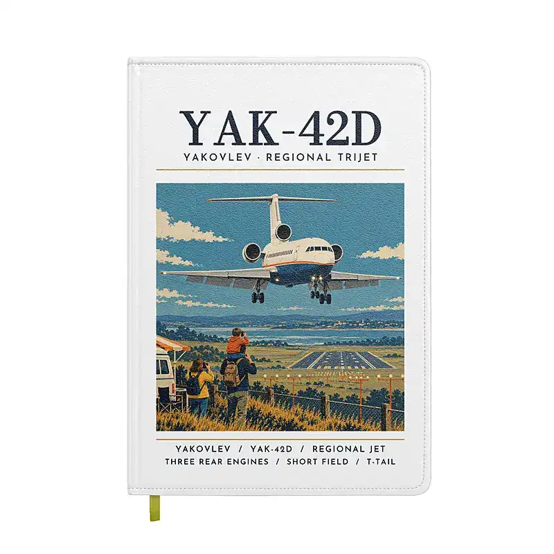 Yakovlev Yak-42D - Poster - Notebook - White