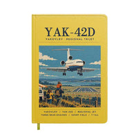 Thumbnail for Yakovlev Yak-42D - Poster - Notebook - Yellow