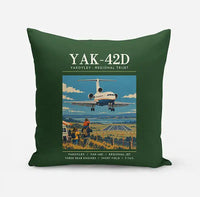 Thumbnail for Yakovlev Yak-42D - Poster - Pillow - Dark Green