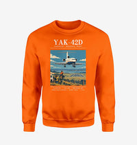 Thumbnail for Yakovlev Yak-42D - Poster - Sweatshirt - Orange