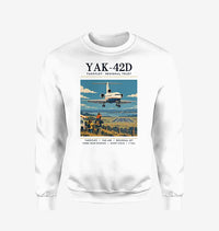 Thumbnail for Yakovlev Yak-42D - Poster - Sweatshirt - White