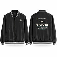 Thumbnail for Yakovlev Yak-42D Stylish Jackets - Baseball Collar - Heritage - Black
