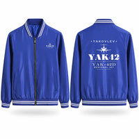 Thumbnail for Yakovlev Yak-42D Stylish Jackets - Baseball Collar - Heritage - Royal Blue