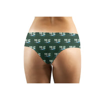 Thumbnail for Yakovlev Yak-42D - Women Panties - Cartoon Pattern - Dark Green - Back