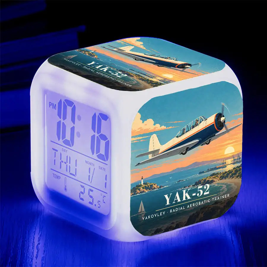 Yakovlev Yak-52 - 3D - Alarm Clock