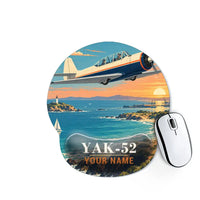 Thumbnail for Yakovlev Yak-52 - 3D + Name - Ergonomic Mouse Pad - Full Print
