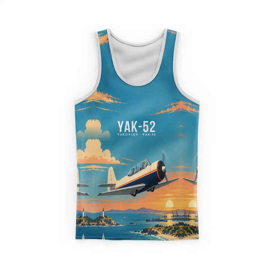Yakovlev Yak-52 3D All-Over Print Clothing - Tank Top - 3D