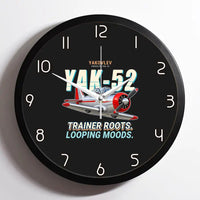 Thumbnail for Yakovlev Yak-52 - Cartoon - Framed - Black