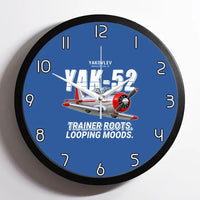Thumbnail for Yakovlev Yak-52 - Cartoon - Framed - Blue