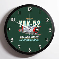Thumbnail for Yakovlev Yak-52 - Cartoon - Framed - Dark Green
