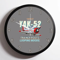 Thumbnail for Yakovlev Yak-52 - Cartoon - Framed - Gray