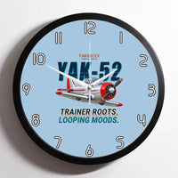 Thumbnail for Yakovlev Yak-52 - Cartoon - Framed - Light Blue