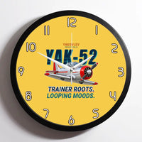 Thumbnail for Yakovlev Yak-52 - Cartoon - Framed - Yellow
