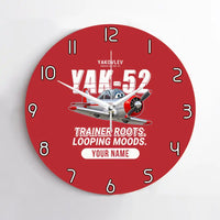 Thumbnail for Yakovlev Yak-52 - Cartoon + Name - No Frame - Red