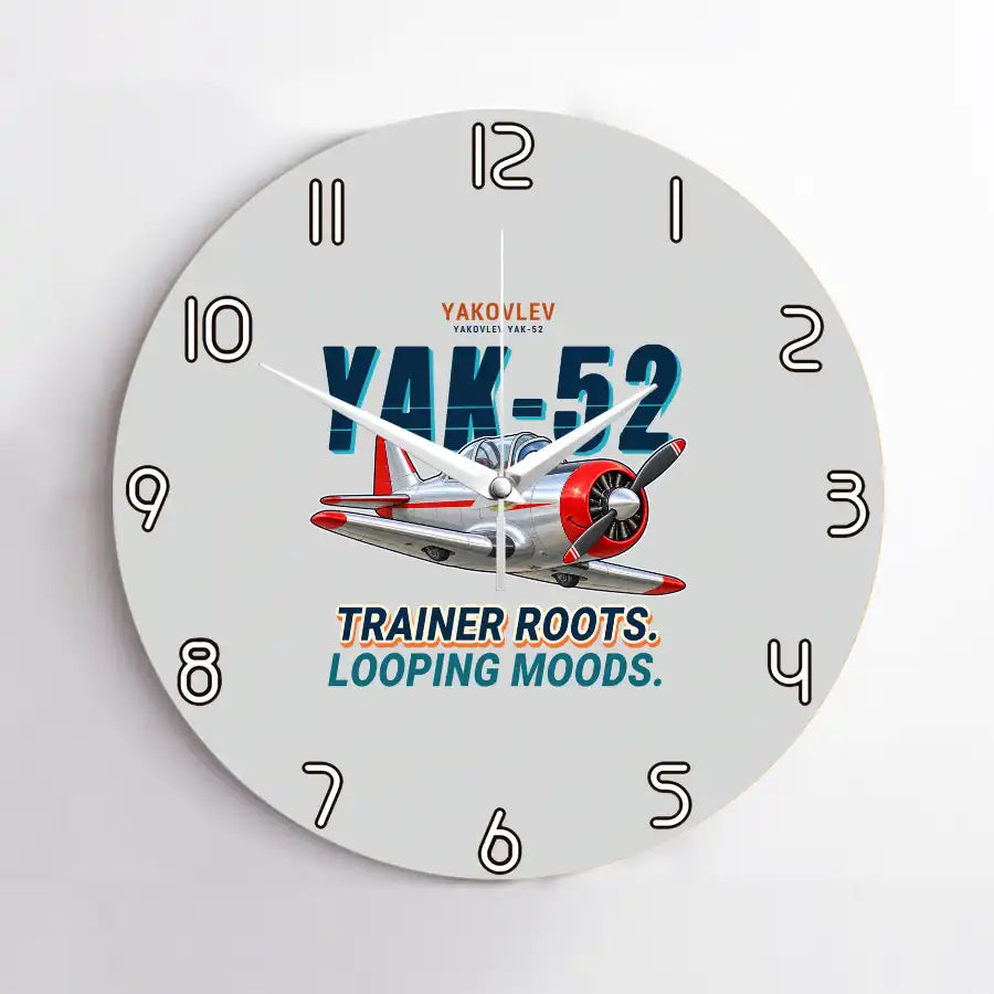 Yakovlev Yak-52 - Cartoon - No Frame - Light Gray