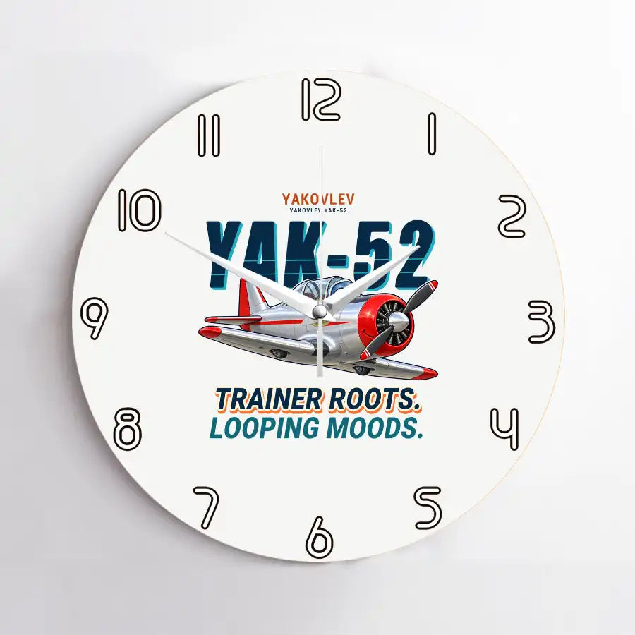 Yakovlev Yak-52 - Cartoon - No Frame - White