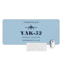 Thumbnail for Yakovlev Yak-52 - Heritage - Desk Mat - Light Blue