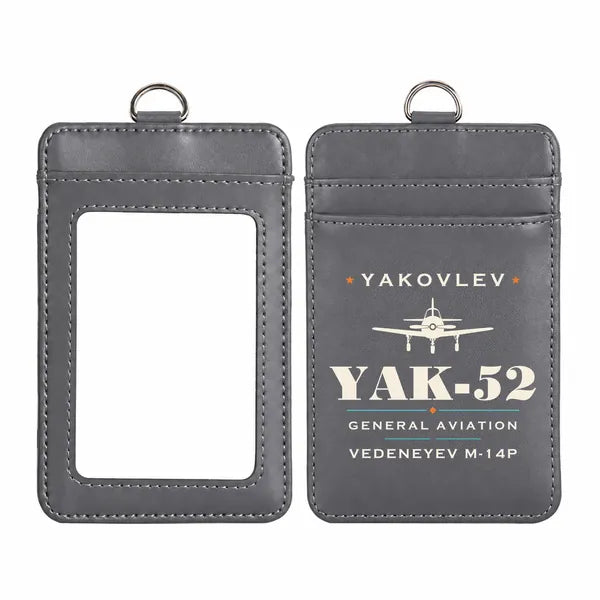 Yakovlev Yak-52 - Heritage - ID Card Holder - Gray