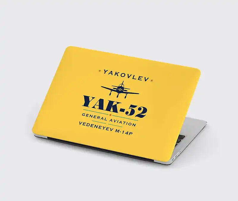 Yakovlev Yak-52 - Heritage - MacBook Case - Yellow