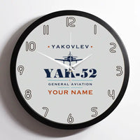 Thumbnail for Yakovlev Yak-52 - Heritage + Name - Framed - Light Gray