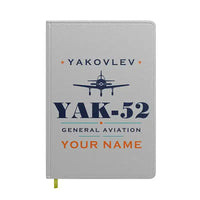 Thumbnail for Yakovlev Yak-52 - Heritage + Name - Notebook - Light Gray