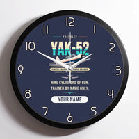 Thumbnail for Yakovlev Yak-52 - Original + Name - Framed - Navy Blue