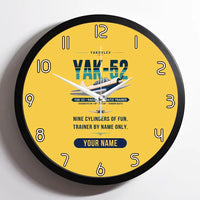 Thumbnail for Yakovlev Yak-52 - Original + Name - Framed - Yellow