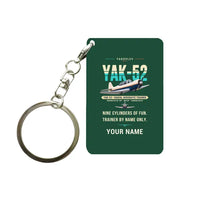 Thumbnail for Yakovlev Yak-52 - Original + Name - Key Chain - Dark Green