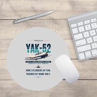 Thumbnail for Yakovlev Yak-52 - Original - Round Mouse Pad - Light Gray