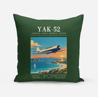 Thumbnail for Yakovlev Yak-52 - Poster - Pillow - Dark Green