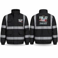 Thumbnail for Yakovlev Yak-52 Reflective Winter Jackets - Cartoon - Black