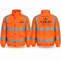 Thumbnail for Yakovlev Yak-52 Reflective Winter Jackets - Heritage - Orange
