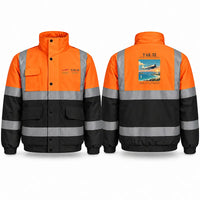 Thumbnail for Yakovlev Yak-52 Reflective Winter Jackets - Poster - Orange & Navy