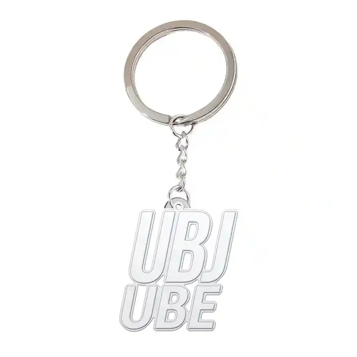 Yamaguchi Ube Airport (UBJ) Hollow Key Chains & Pins & Necklaces - Key Chain - Silver