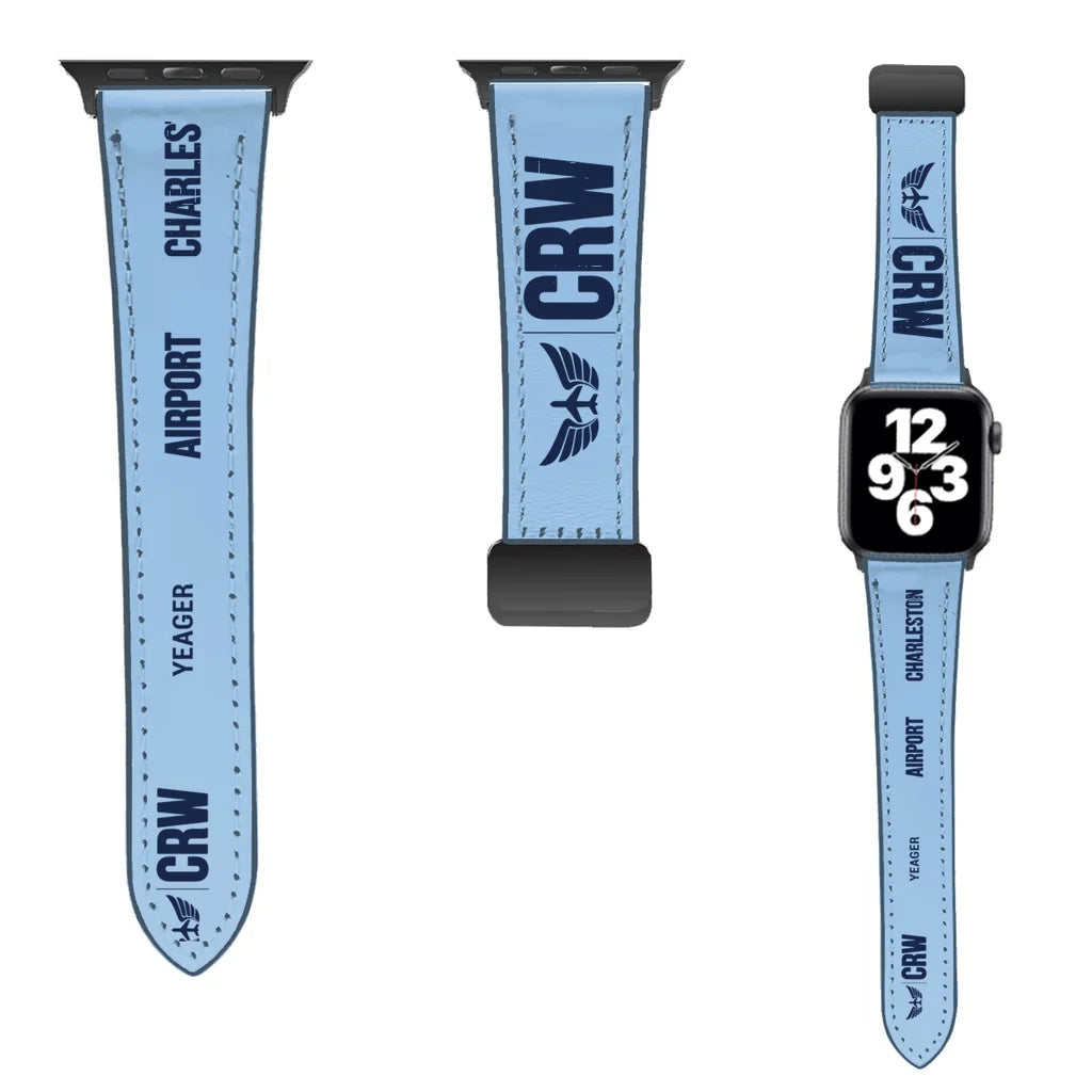 WBV6 | Yeager Airport CRW — Charleston | Leather - Light Blue