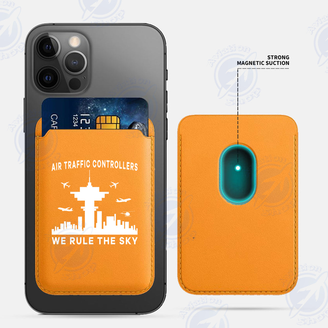Air Traffic Controllers - We Rule The Sky iPhone Cases Magnetic Card Wallet