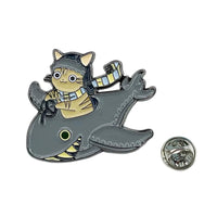 Thumbnail for Cartoon Style (23) aviation design on polished metal badge.
