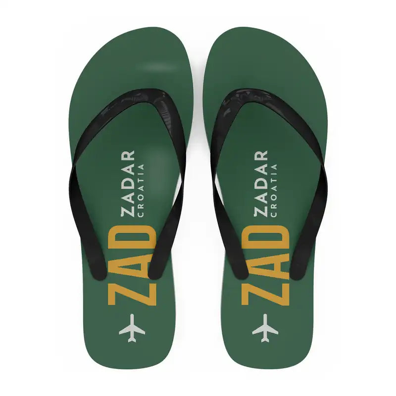 Zadar Airport (ZAD) Slippers & Flip Flops - Slippers - Flip Flops - Code - Green