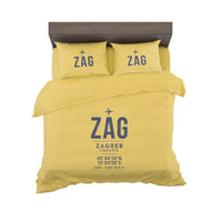 Thumbnail for Franjo Tuđman Airport Zagreb (ZAG) Bedding Sets & Blankets - Bedding Set - ID Tag - Yellow