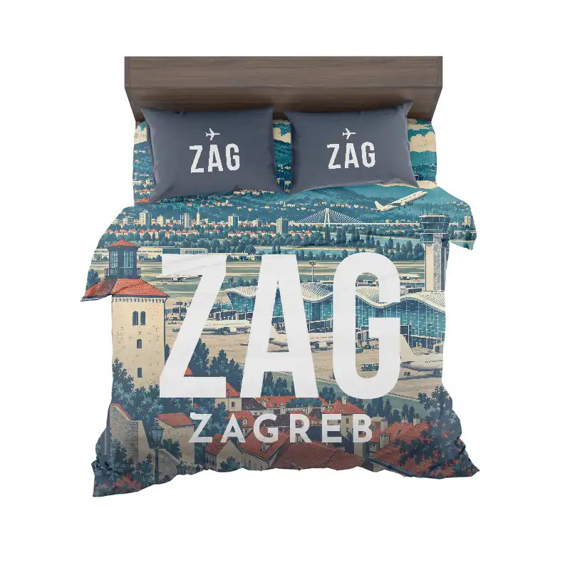 Franjo Tuđman Airport Zagreb (ZAG) Bedding Sets & Blankets - Bedding Set - Scene